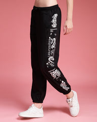 Bandana Printed Loose Fit Unisex Jogger Pants