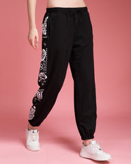 Bandana Printed Loose Fit Unisex Jogger Pants
