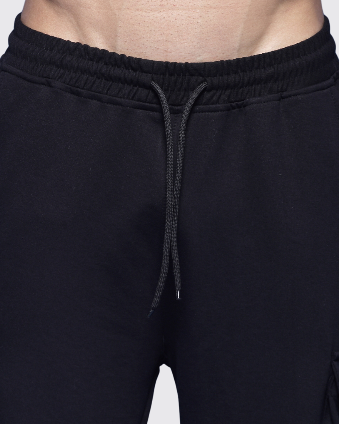 Black Oversized Men's Cargo Pants